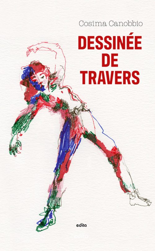 Dessin de l'auteure d'une femme au corps déséquilibré