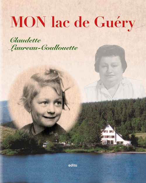 Le lac de Guéry, une photo de l'auteure petite et de sa tante qui tenait l'auberge