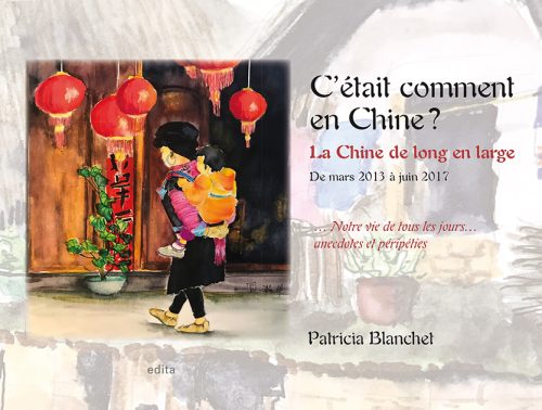 Magnifique aquarelle illustrant la Chine