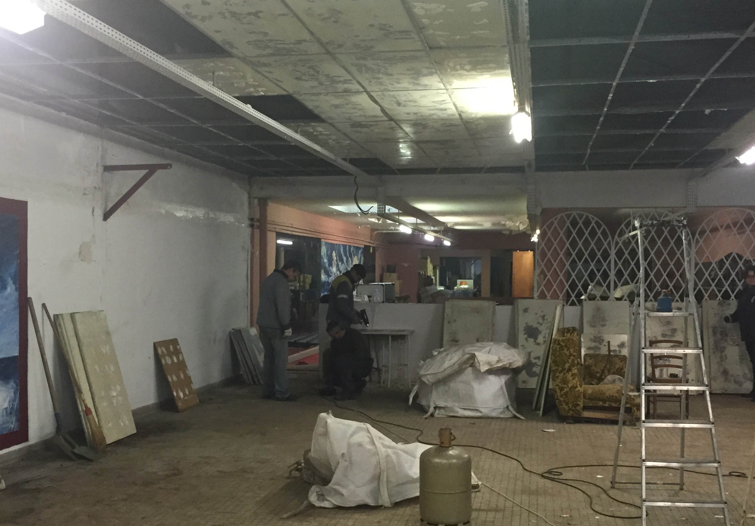 La Fabrique en travaux en 2015