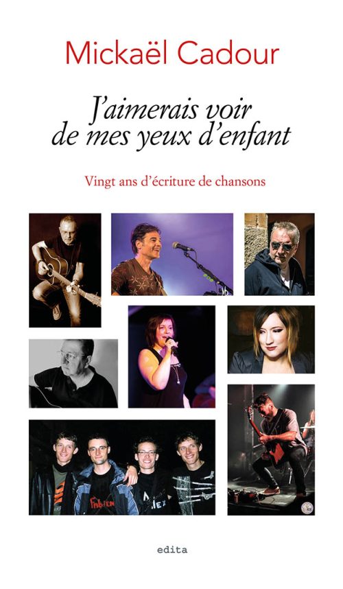 Photo des différents chanteurs qui ont interprété les textes de Mickaël Cadour